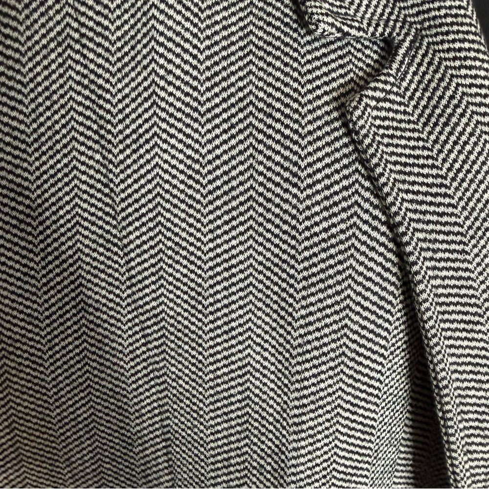 Herringbone Chevron Pattern Sweater Coat Duster Oversized Coatigan Size Large XL - Picture 6 of 12